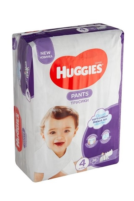 Huggies plenky Pants vel.4 (9-14 kg) 36 ks