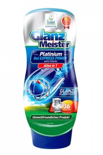 Glanz Meister gel do myčky 36 dávek All in 1 Platinium 720 ml