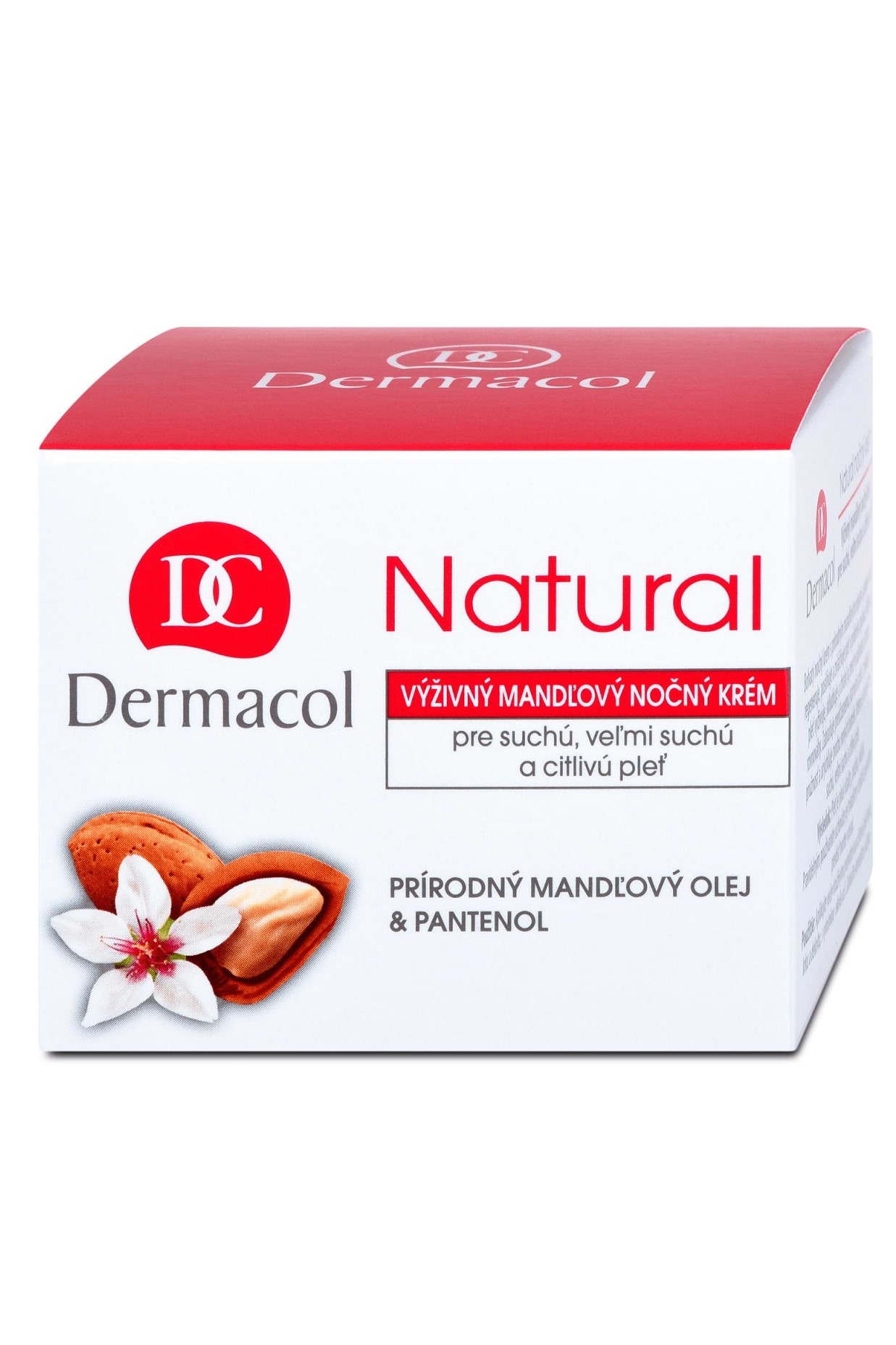 Dermacol Natural Výživný mandlový noční krém 50 ml