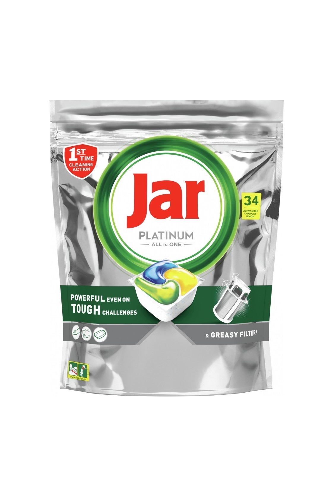 Jar tablety do myčky 34 ks Platinum Lemon