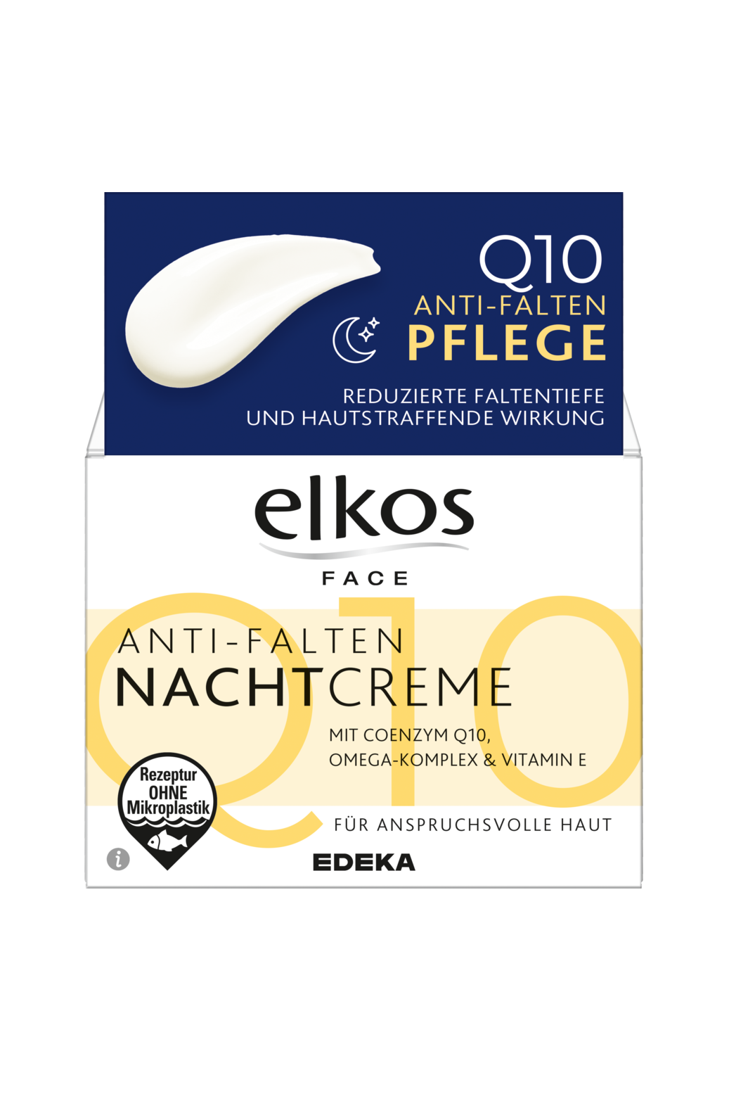 Elkos Face noční krém proti vráskám s koenzymem Q10 50 ml