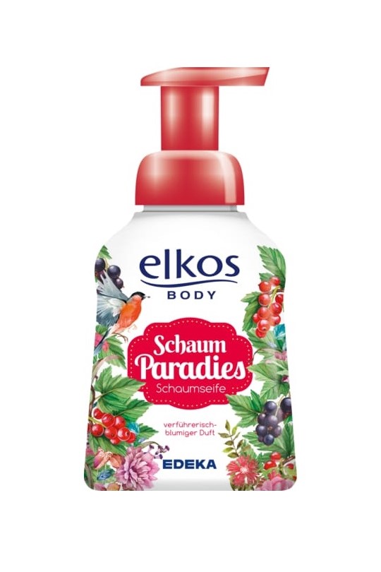 Elkos Body pěnové mýdlo s dávkovačem 250 ml Paradies