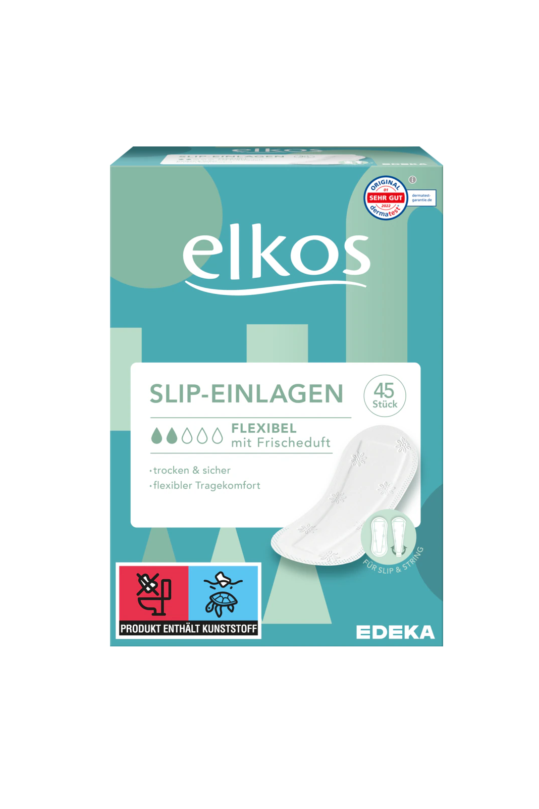 Elkos Women slipové vložky 45 ks Flexibel s vůní