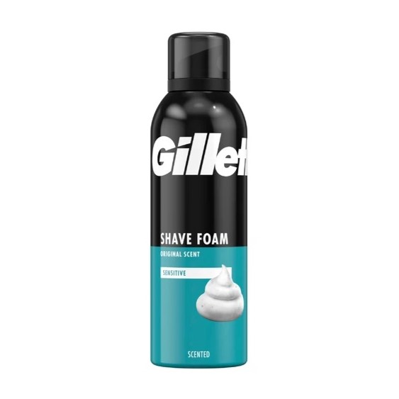 Gillette pěna na holení 200 ml Sensitive