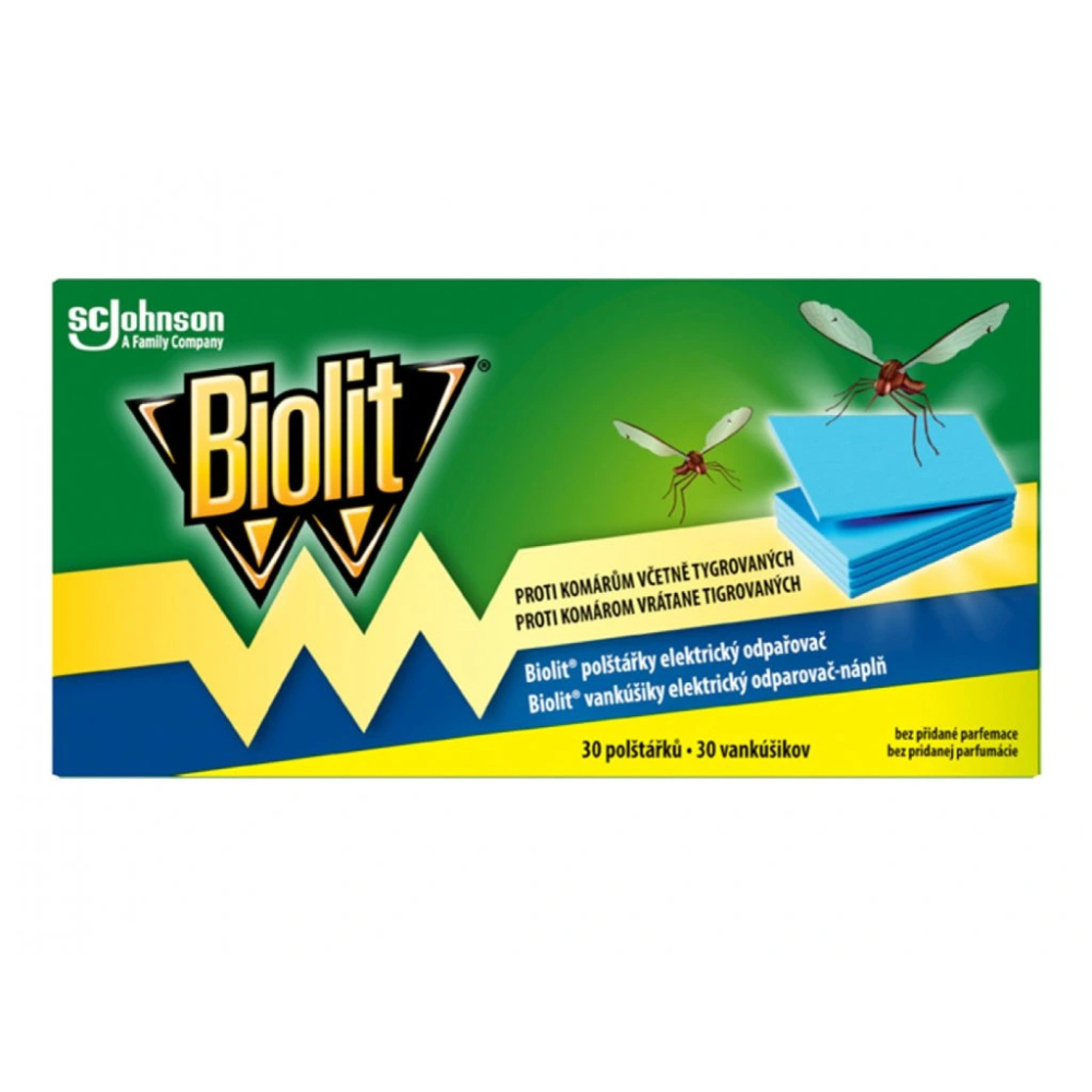 Biolit náhradní polštářky do elektrického odpařovače 30 ks