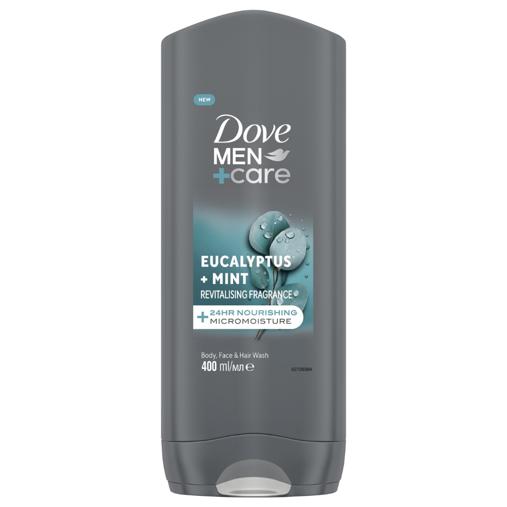 Dove Men+Care sprchový gel 400 ml Eucalyptus + Mint
