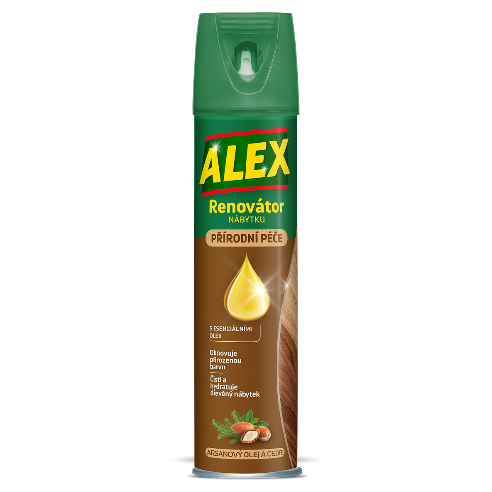Alex renovátor nábytku 400 ml Arganový olej a cedr