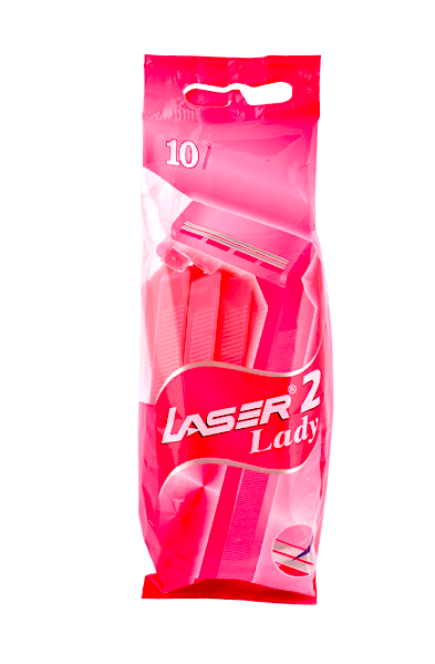 Laser 2 Lady jednorázové holicí strojky 2-břité 10 ks