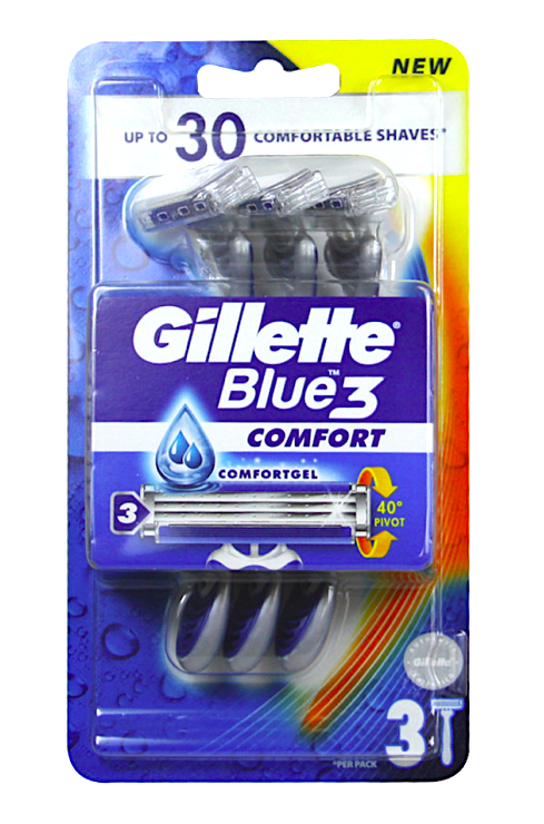 Gillette jednorázové holicí strojky Blue3 3 ks
