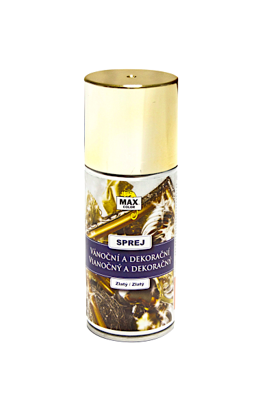 Vánoční a dekorační sprej 150 ml zlatý