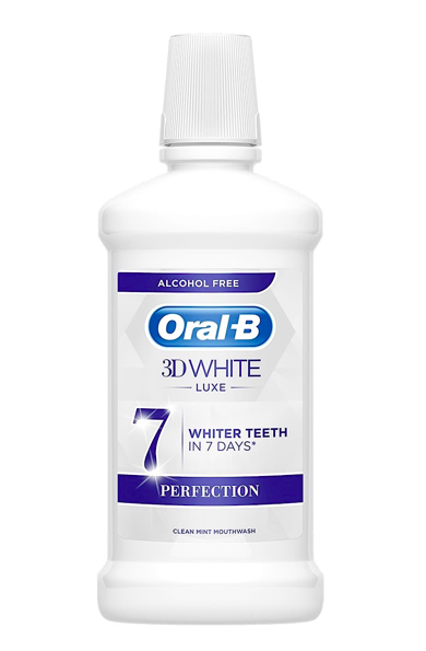 Oral-B ústní voda 500 ml 3D White Luxe
