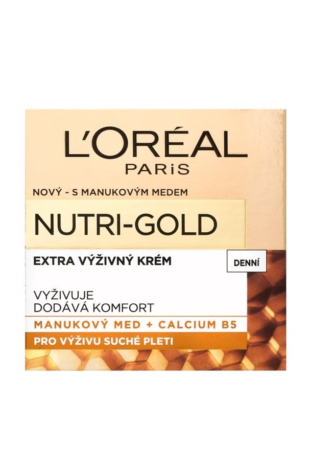 L'Oréal krém denní 50 ml Nutri-Gold Extra výživný bohatý