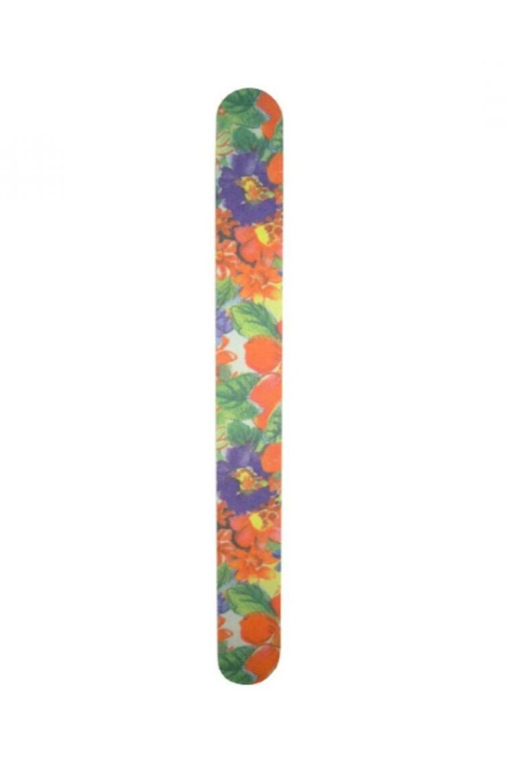 Papírový pilník na nehty 18 cm motiv Květin