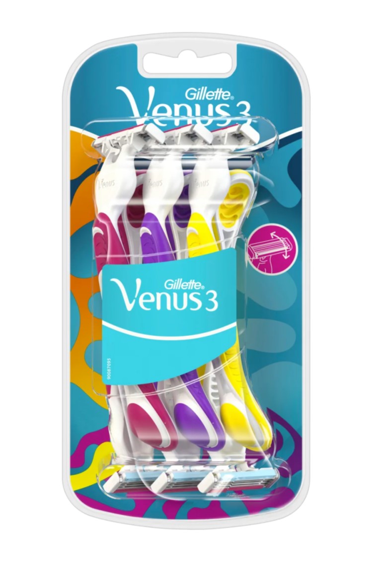 Gillette Simply Venus 3 Plus 6 ks Color