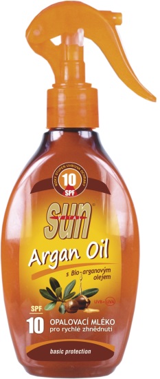 Vivaco Sun opalovací mléko s Bio-arganovým olejem SPF10 200 ml