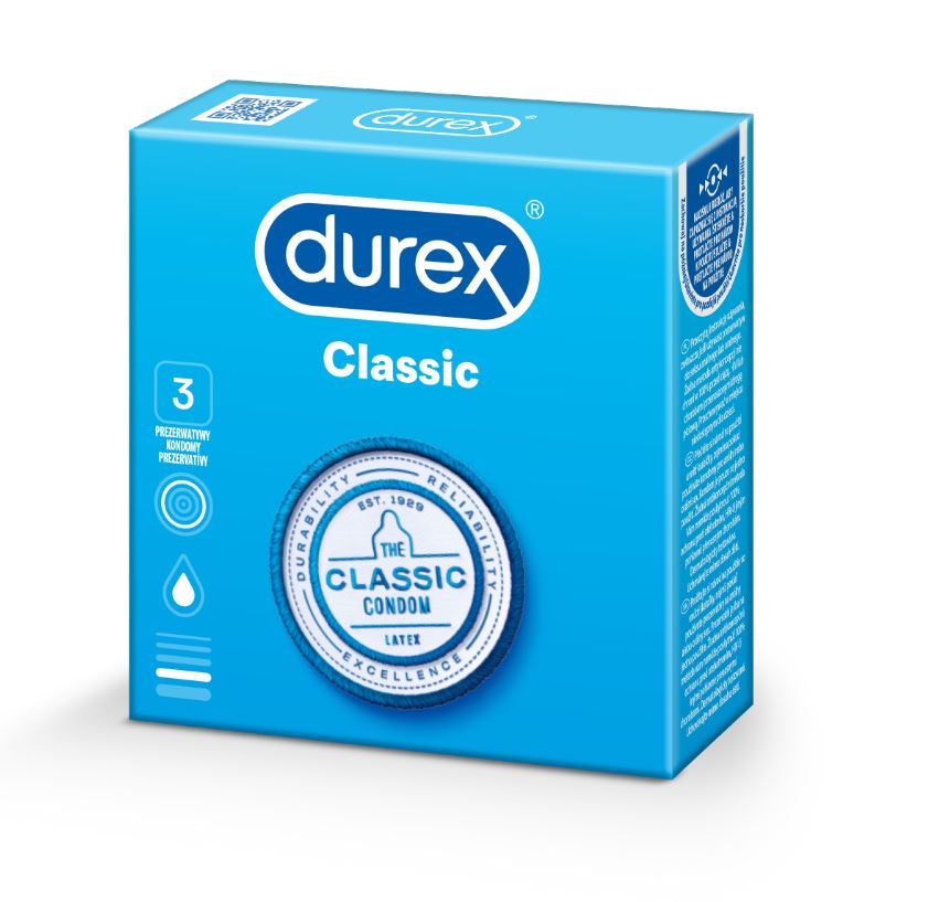 Durex kondomy 3 ks Classic