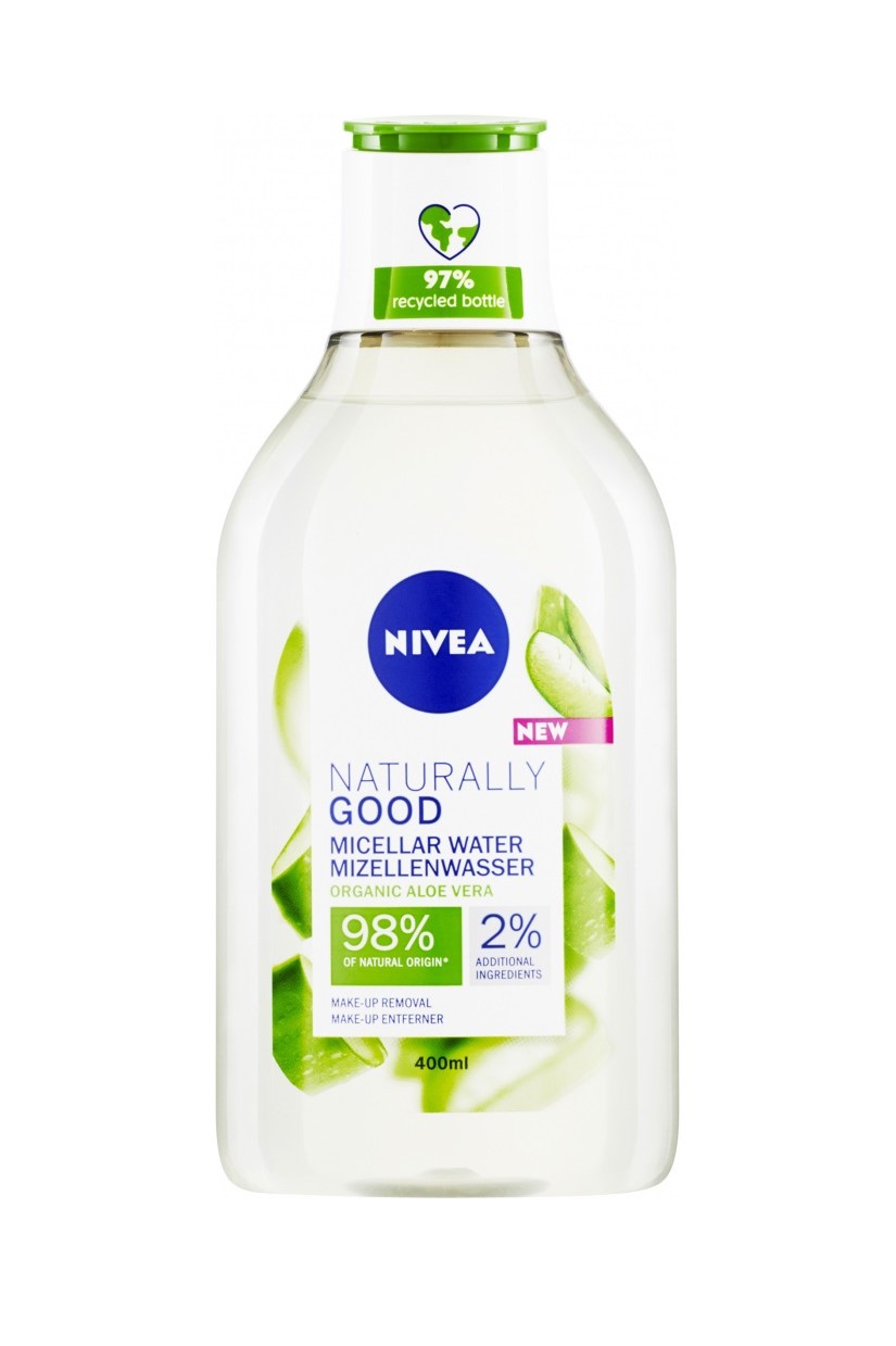 Nivea micelární voda 400 ml Naturally Good