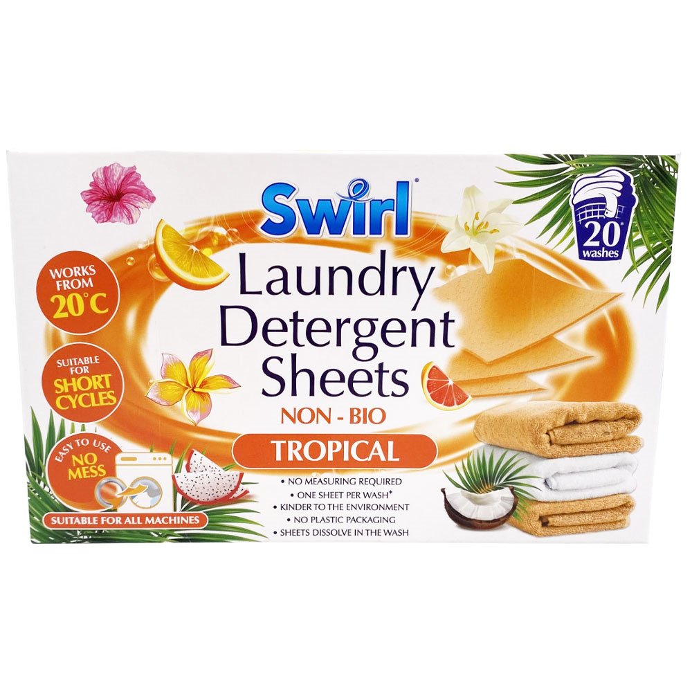 Swirl prací papírky 20 dávek Universal Tropical