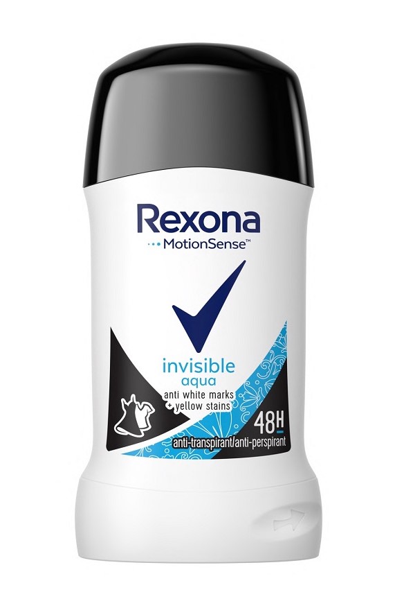 Rexona anti-perspirant stick 40 ml Invisible Aqua