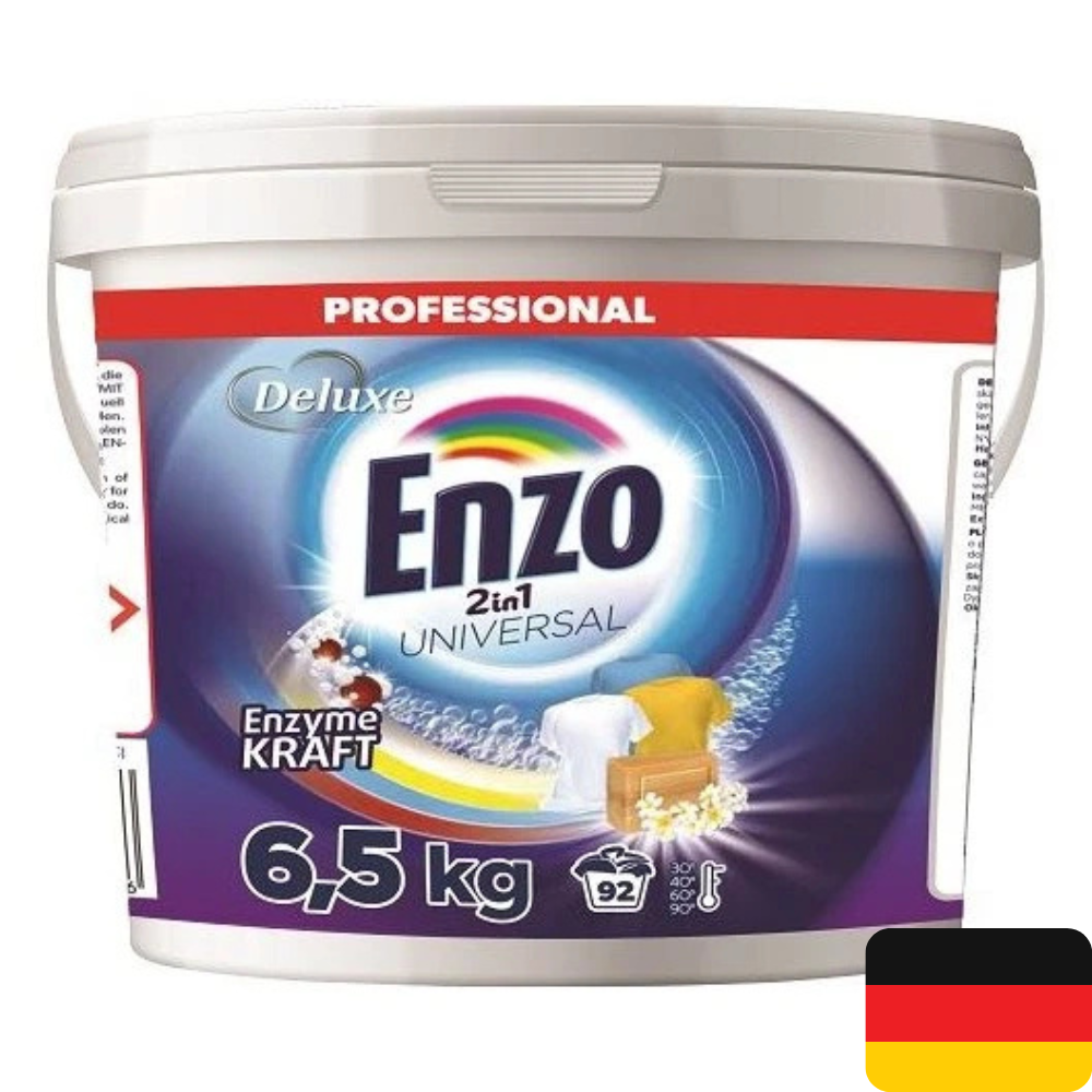 Deluxe Enzo Professional prací prášek 92 dávek Universal 6,5 kg