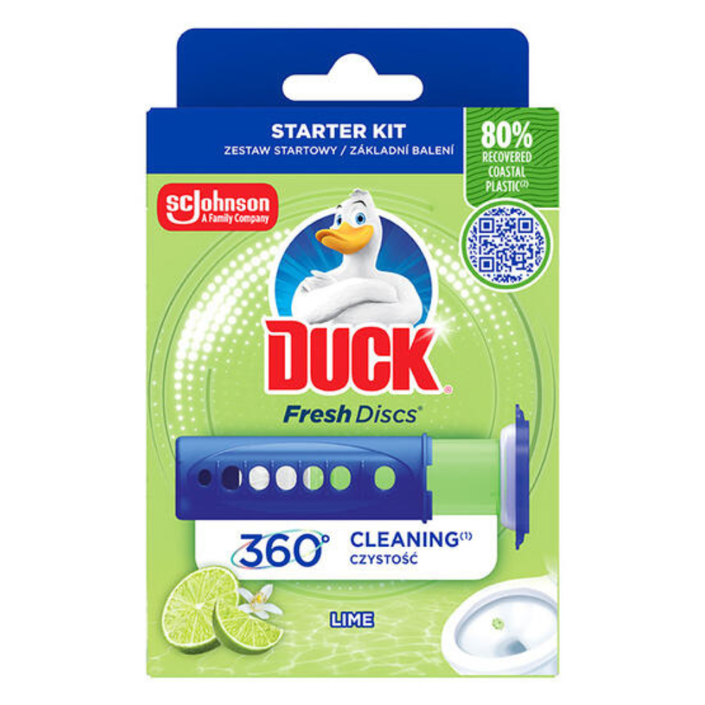 Duck WC čistič Fresh Discs 36 ml Limetka