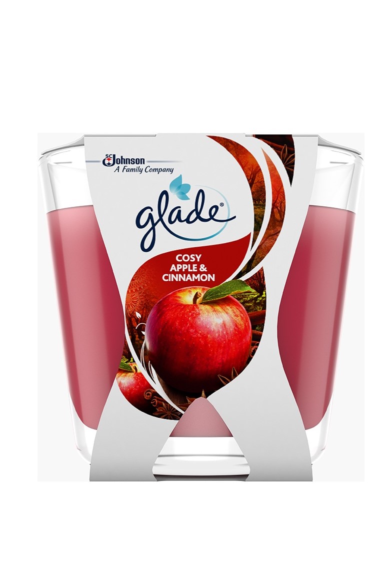 Glade svíčka 70 g Cosy Apple & Cinnamon