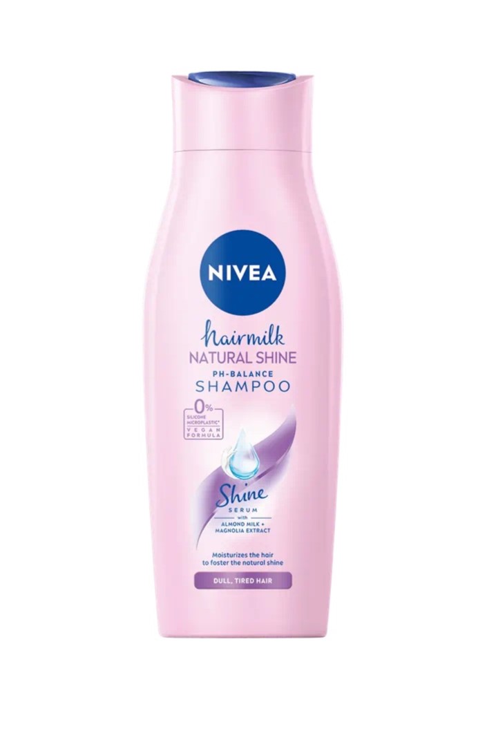 Nivea šampon 400 ml Hairmilk Natural Shine
