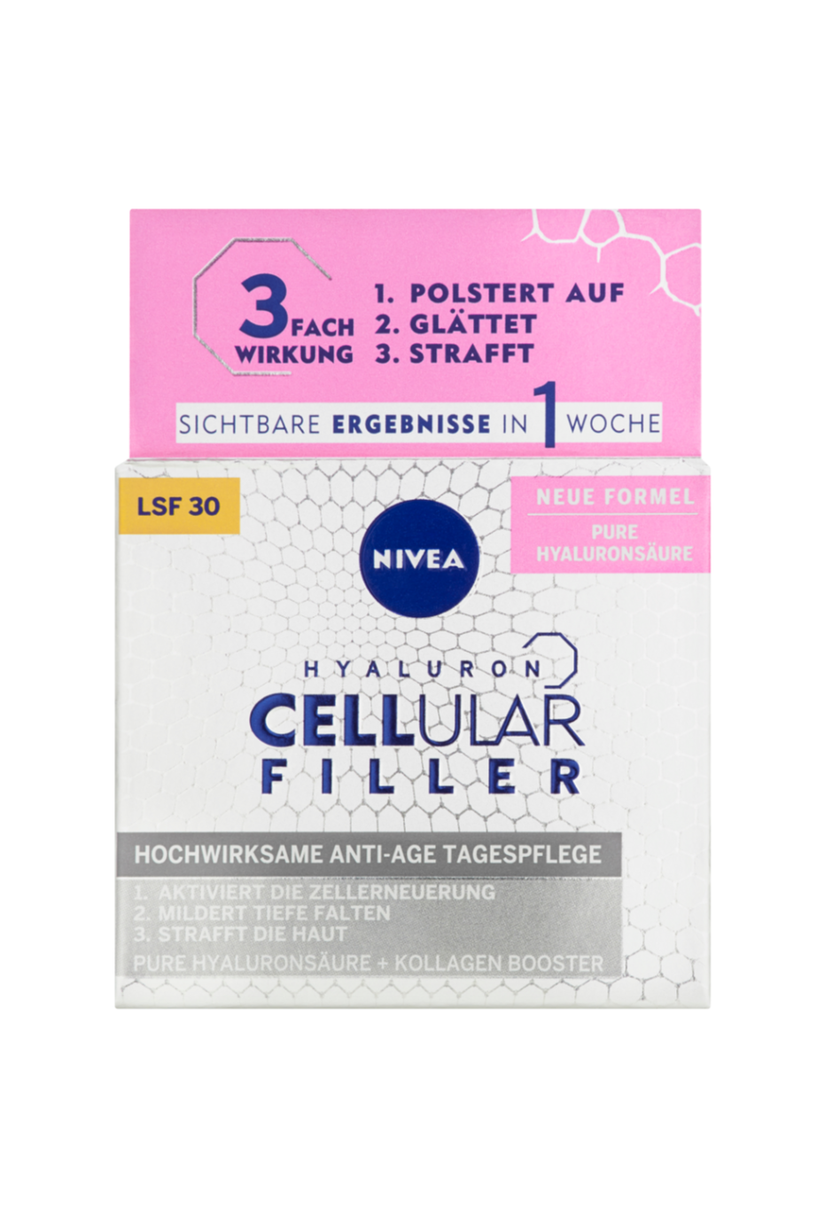 Nivea zpevňující denní krém 50 ml Hyaluron Cellular Filler SPF 30