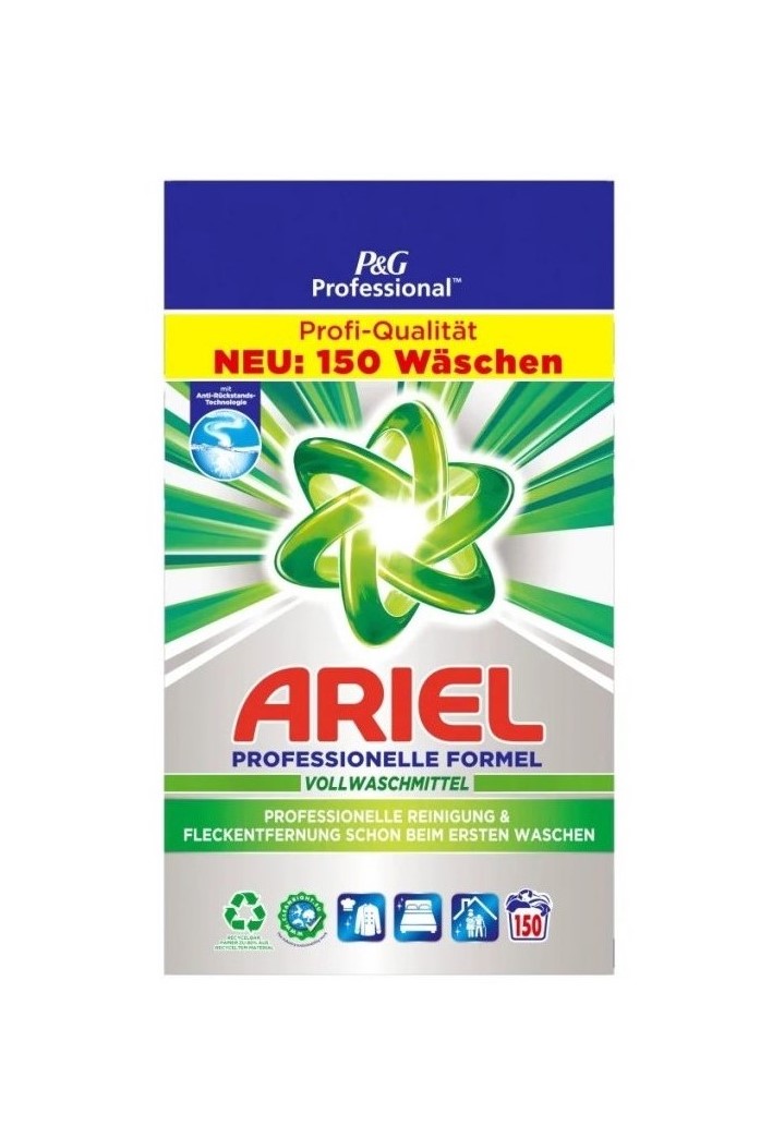 Ariel prací prášek 150 dávek Professional Universal 9 kg