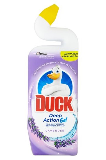 Duck WC čistič Deep Action gel 750 ml Lavender