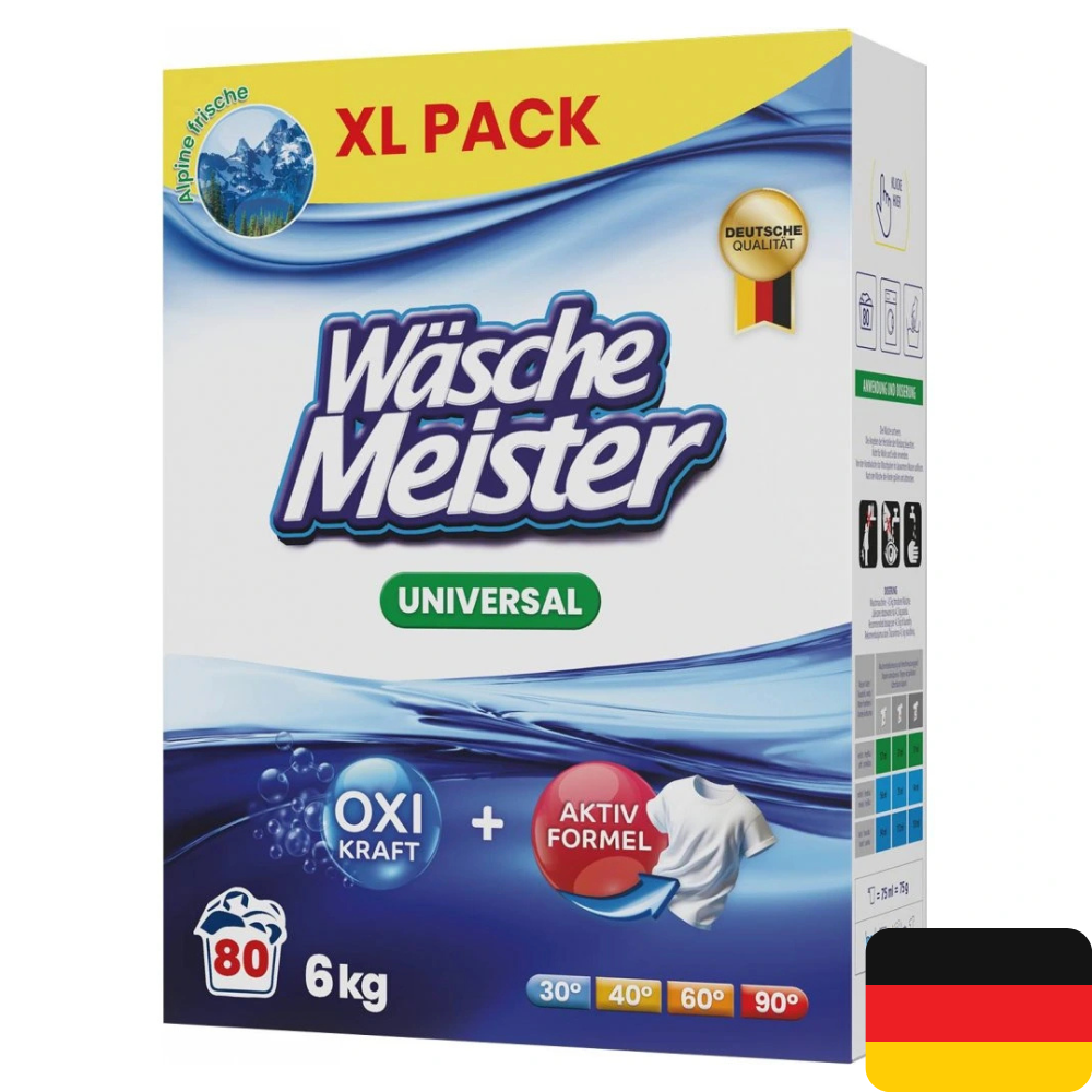Wäsche Meister prací prášek 80 dávek Universal Alpine Frische 6 kg