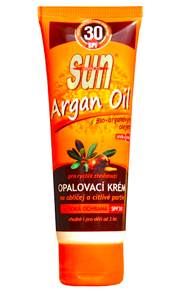 Vivaco Sun opalovací krém s Bio-arganovým olejem SPF30 125 ml