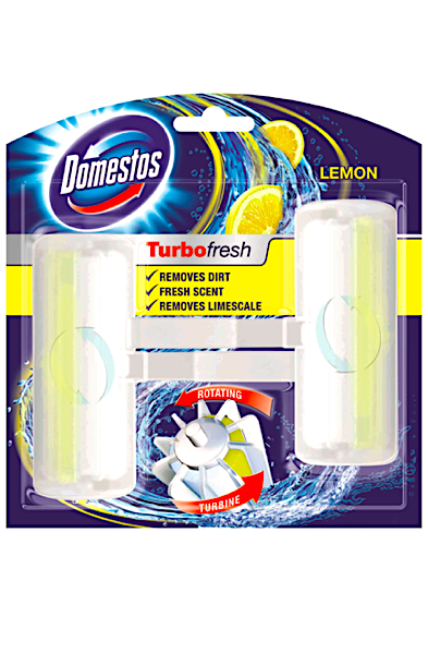 Domestos WC blok 2x32 g Turbo Fresh Lemon