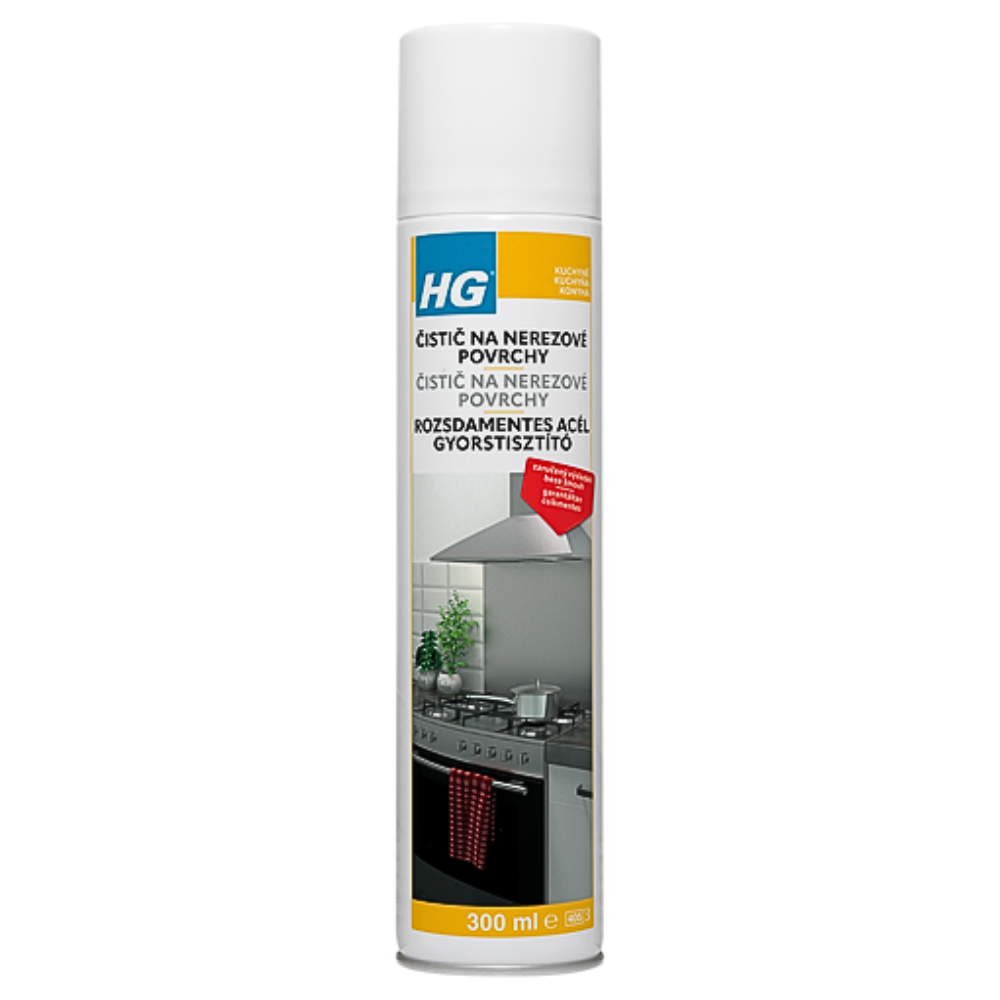 HG čistič na nerezové povrchy 300 ml