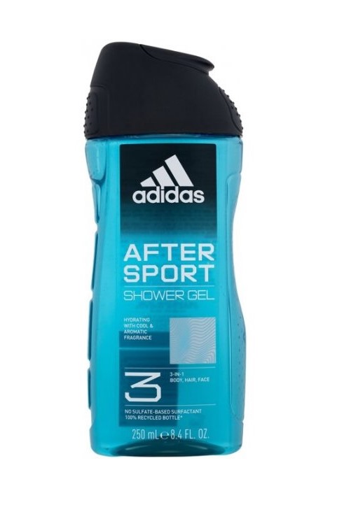 Adidas sprchový gel 250 ml After Sport 3v1