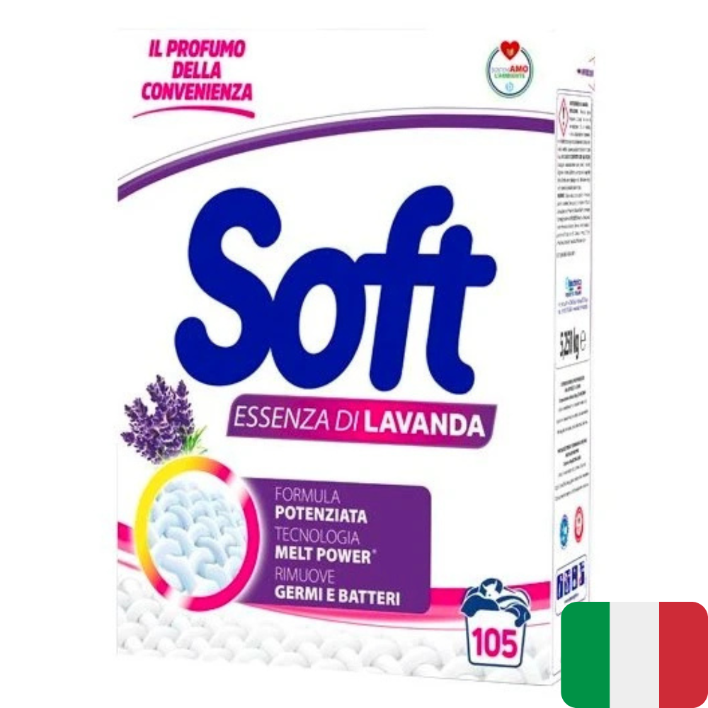 Soft prací prášek 105 dávek Essenza di Lavanda 5,25 kg