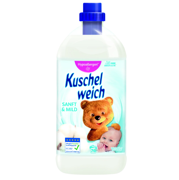 Kuschelweich aviváž 76 dávek Sanft & Mild 2 l Hypoalergenní