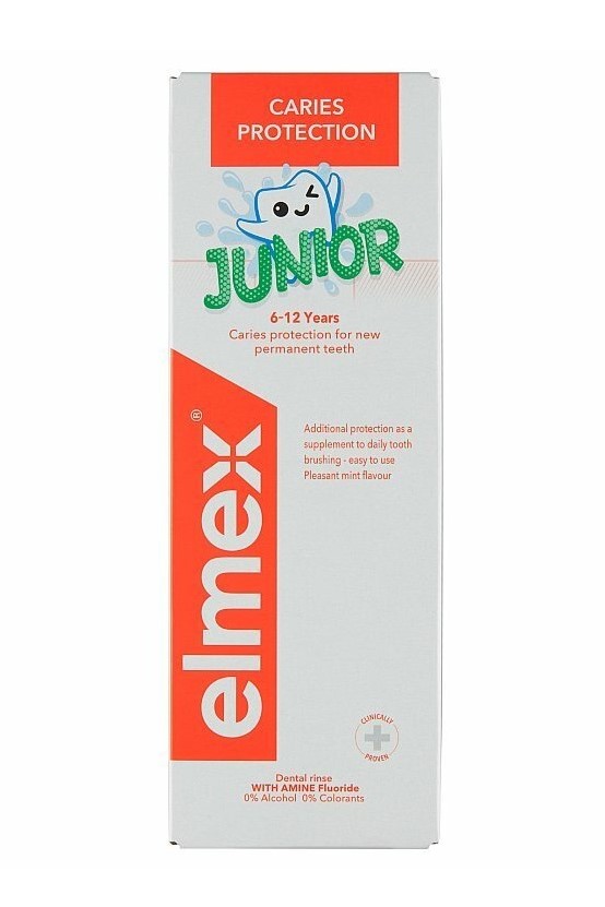 Elmex ústní voda 400 ml Junior 6-12 let