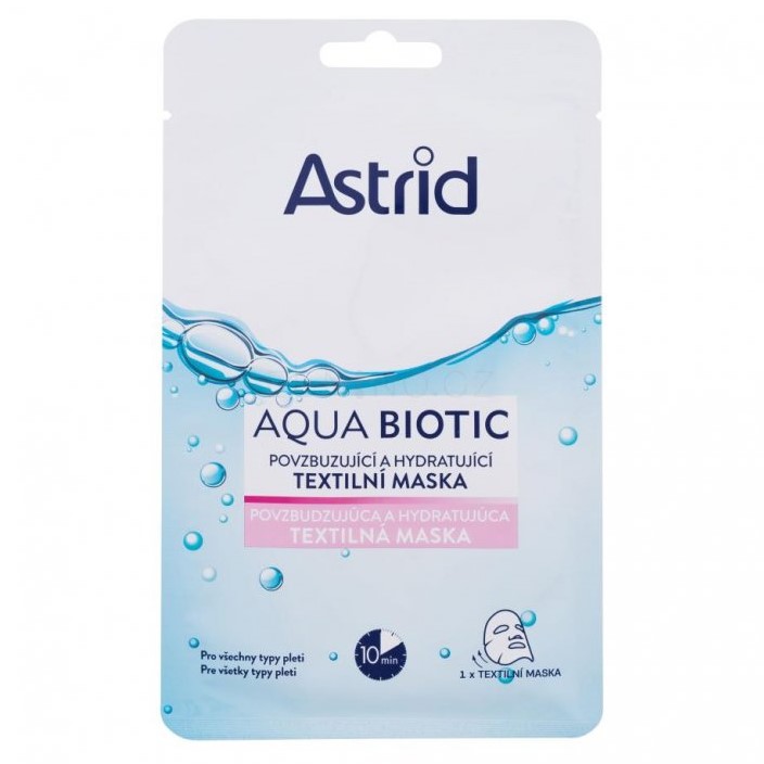 Astrid pleťová maska textilní 20 ml Aqua Biotic