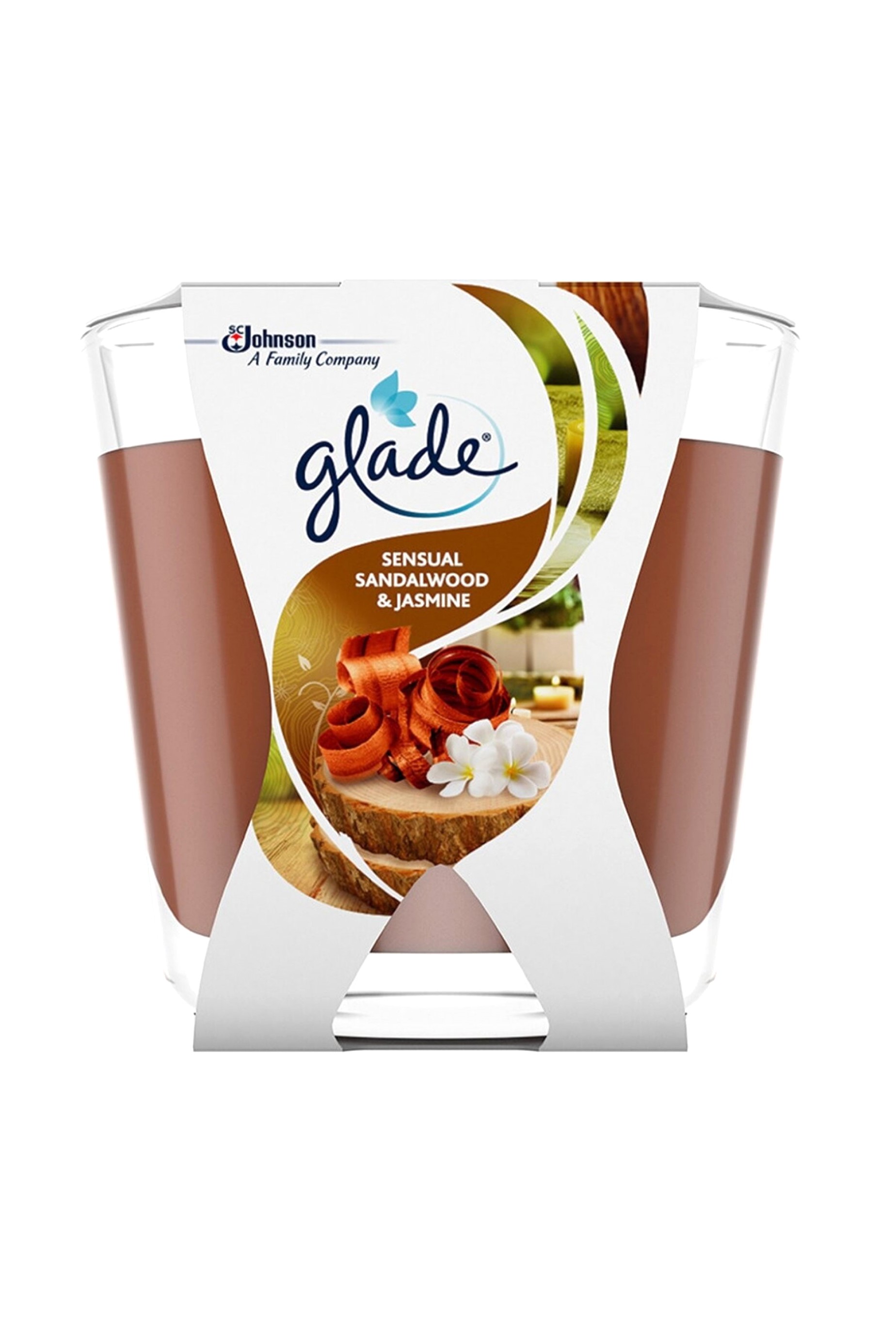 Glade svíčka 70 g Santalové dřevo & Jasmín