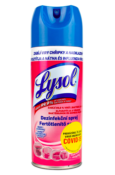 Lysol dezinfekční sprej 400 ml vůně květů