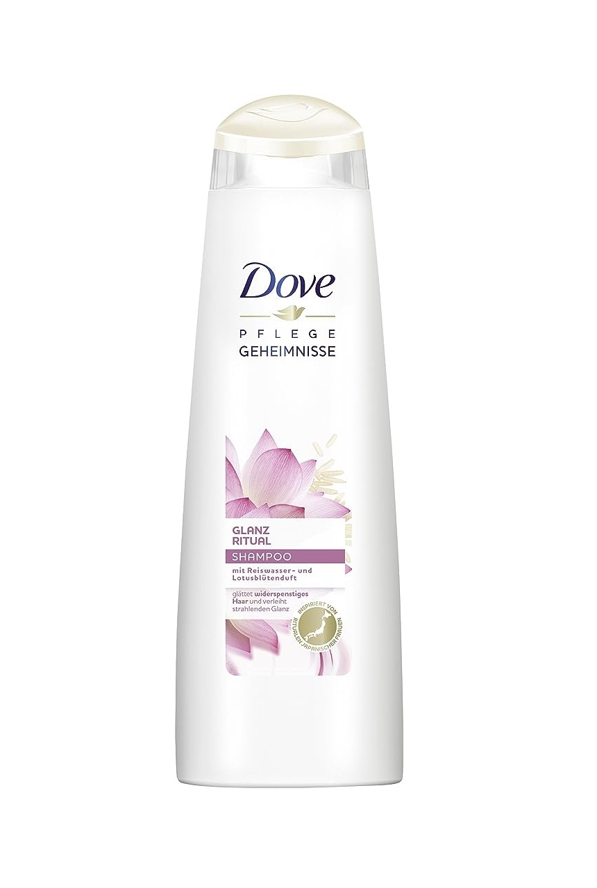 Dove šampon 250 ml Glanz Ritual - Rýžová voda & lotosový květ