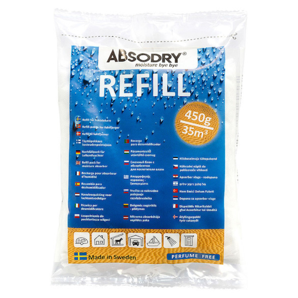 Absodry náhradní náplň do pohlcovače vlhkosti 450 g Refill