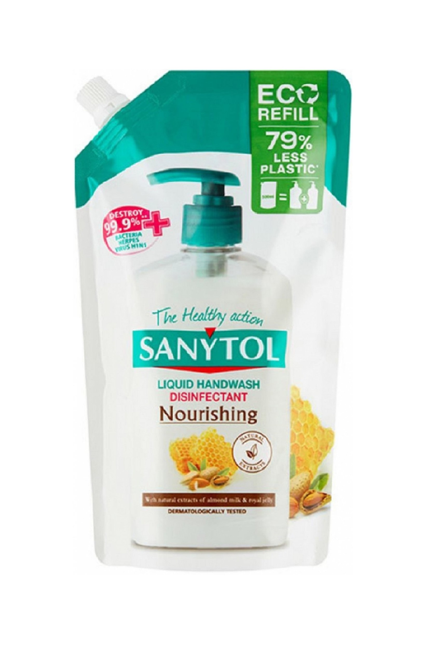 Sanytol dezinfekční tekuté mýdlo náplň 500 ml Vyživující