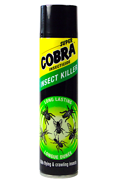 Super Cobra zabiják hmyzu 400 ml Univerzální (Kills flying & crawiling insects)