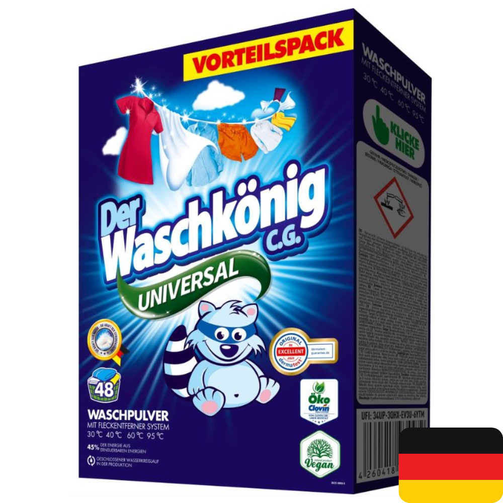 Waschkönig prací prášek 48 dávek Universal 2,88 kg