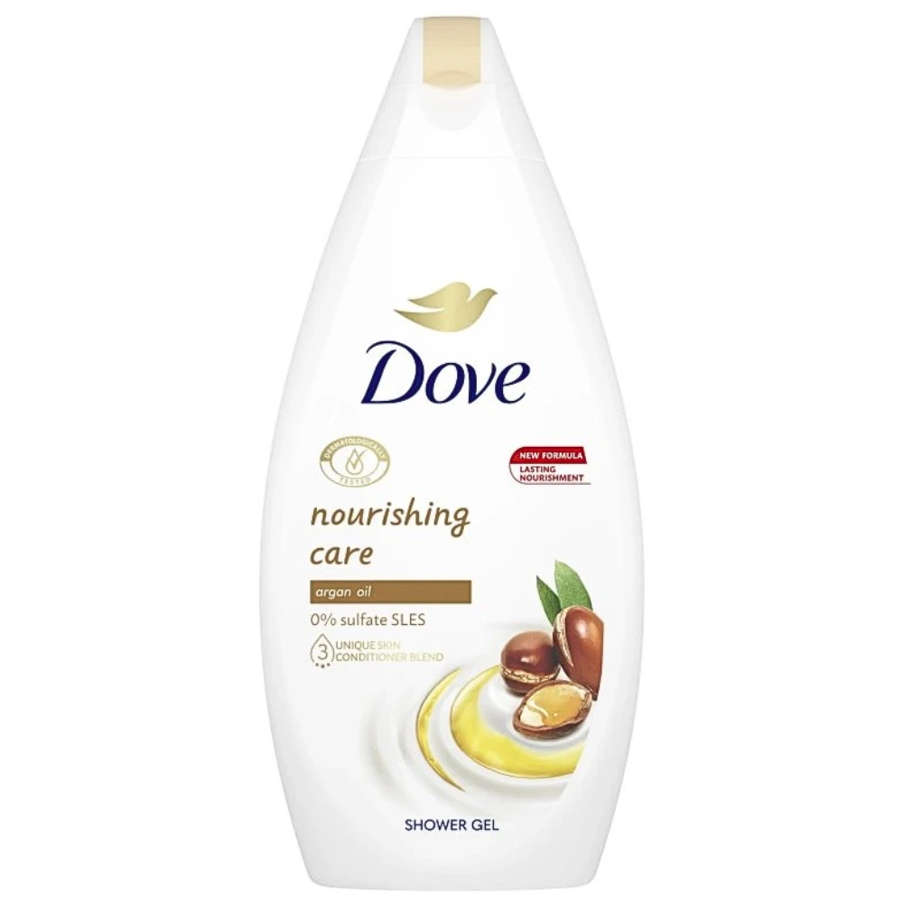 Dove sprchový gel 450 ml Nourishing Care Arganový olej