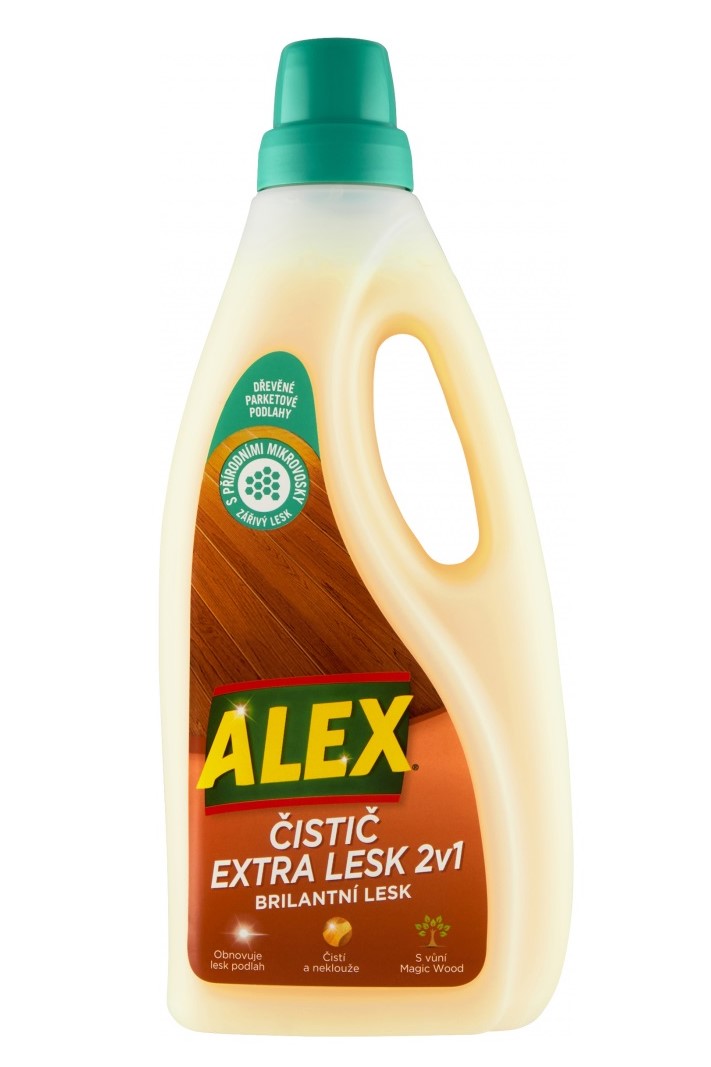 Alex čistič 750 ml Extra Lesk 2v1 Dřevo a parkety