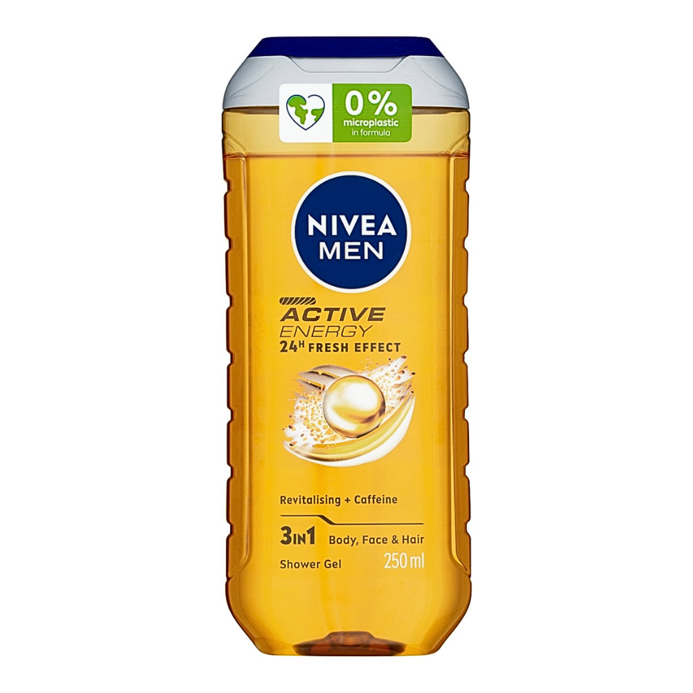 Nivea Men sprchový gel 250 ml Active Energy 3v1