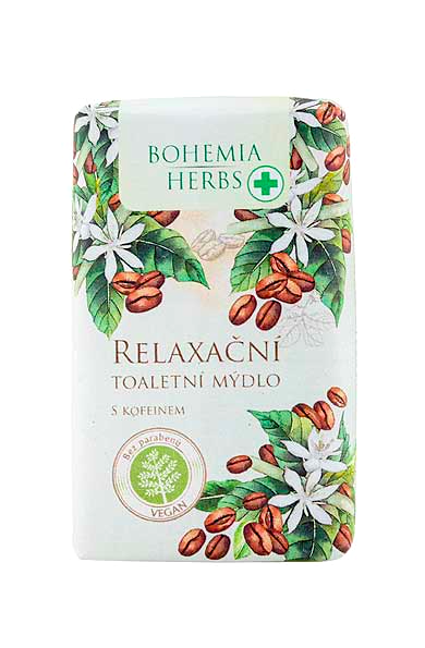Bohemia Herbs toaletní mýdlo 100 g Relaxační s kofeinem